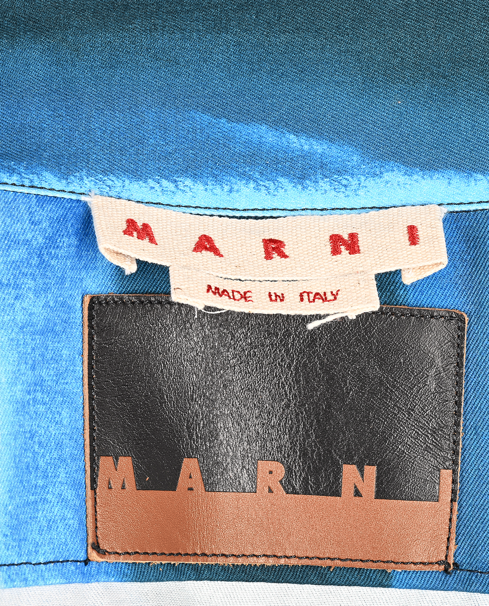 Marni Waterfall Stripe Shirt, &pound;130, Clothing, Blue, Cotton, Other view