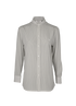 Celine Triomphe Embroidered Stripe Shirt, £350, Clothing, White, Silk, Front view