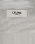 Celine Triomphe Embroidered Stripe Shirt, £350, Clothing, White, Silk, Other view