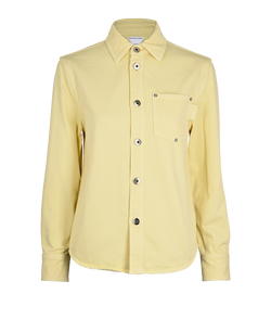 Bottega Veneta Denim Shirt, Cotton, Yellow, UK6, 3*