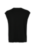 Saint Laurent Young Romance League T-Shirt, £120, Clothing, Black, Cotton, Back view
