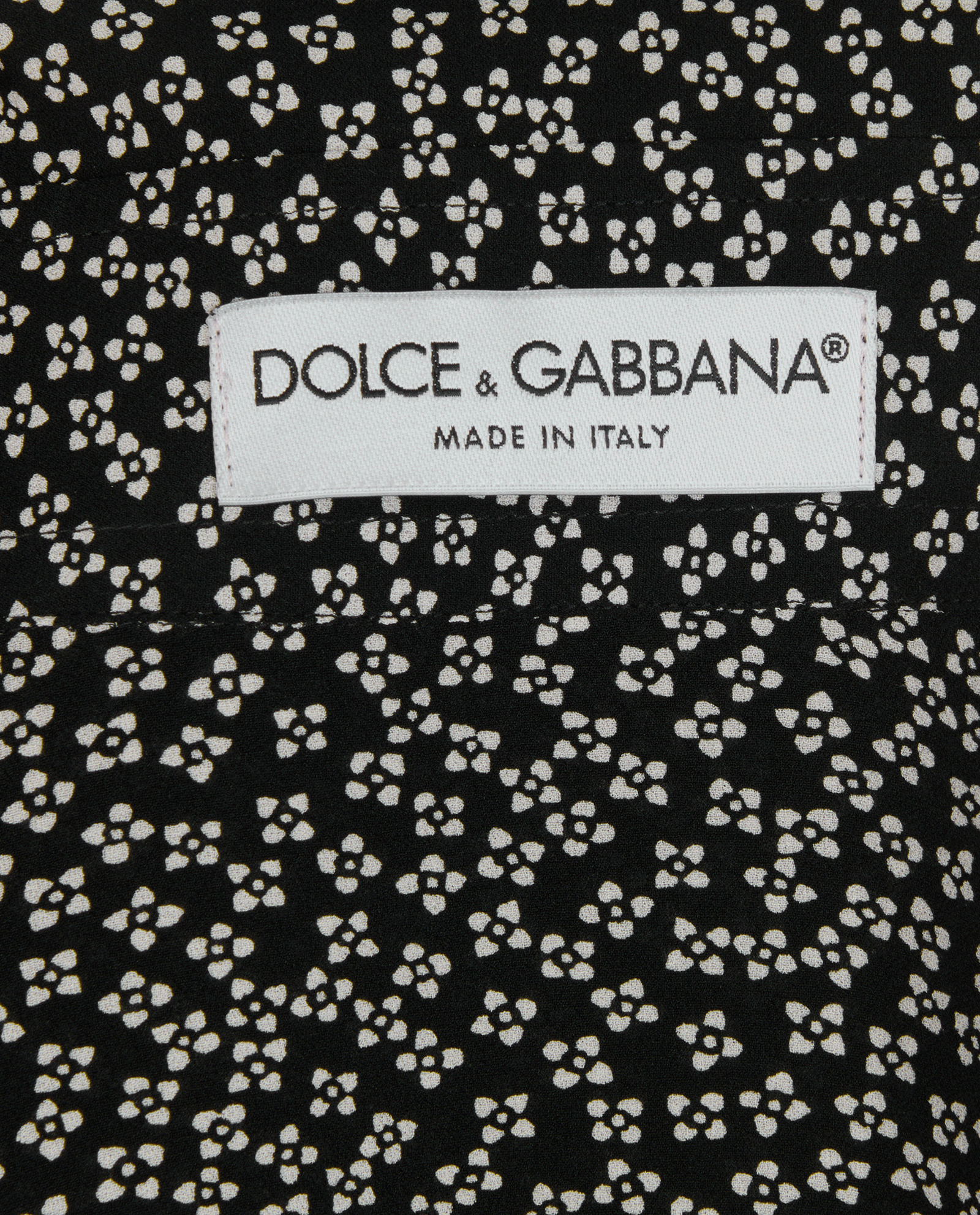 Dolce & Gabbana Floral Shirt, &pound;195, Clothing, Black/White, Silk, Other view