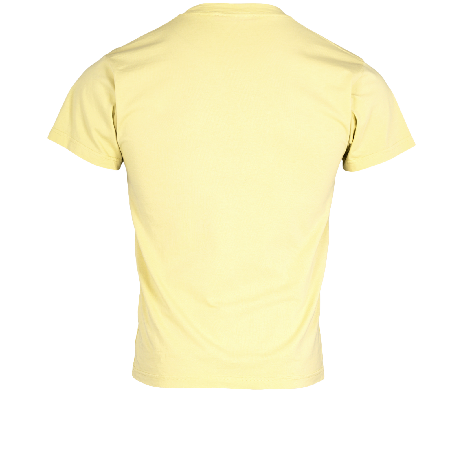 Acne Studios Graphic Oversized T-Shirt, &pound;80, Clothing, Yellow, Cotton, Back view