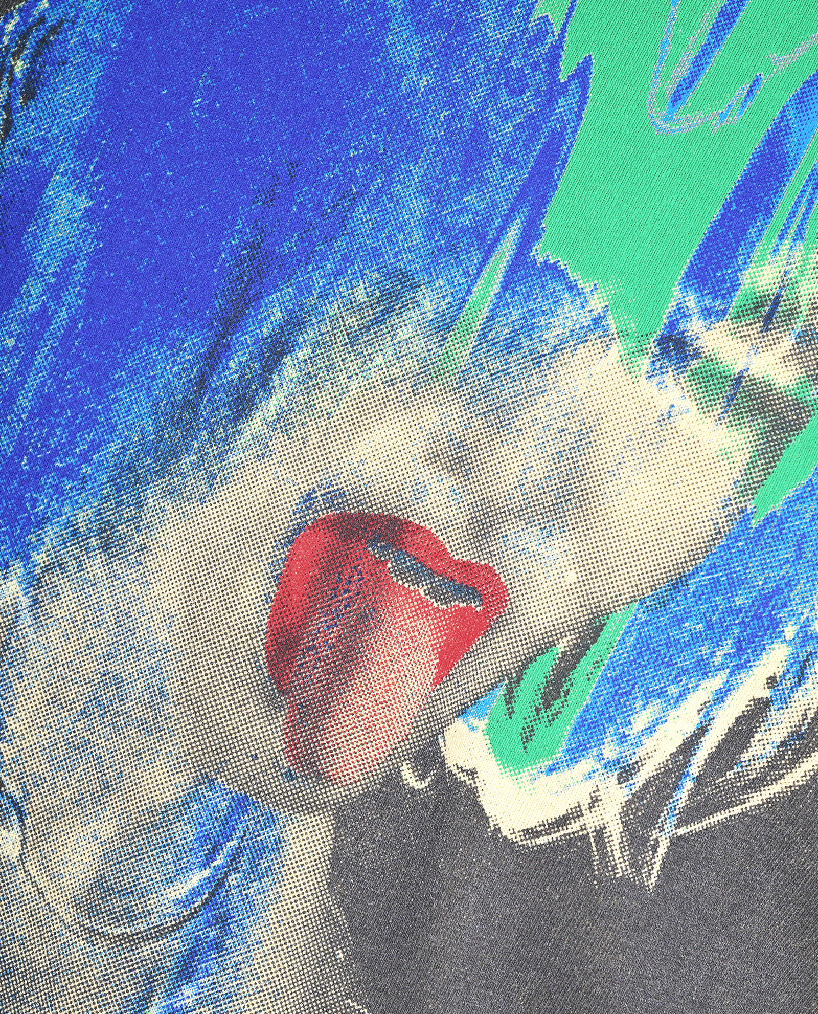 Acne Studios Graphic Oversized T-Shirt, &pound;80, Clothing, Yellow, Cotton, Other view