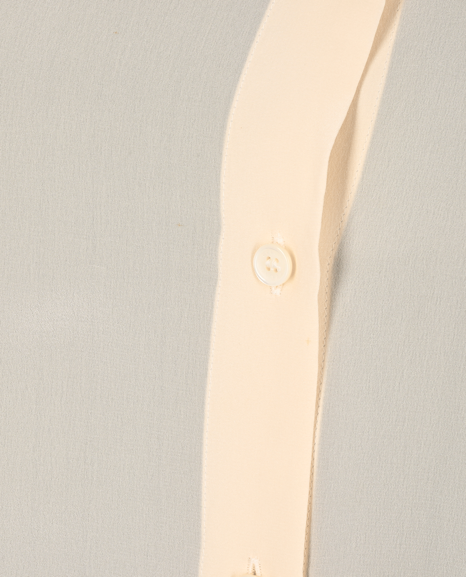 Celine Two-Tone Button-Up Shirt, &pound;150, Clothing, Green/White, Silk, Other view