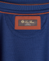 Loro Piana Knitted T-Shirt, £120, Clothing, Blue, Wool, Other view