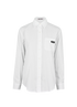 Miu Miu Logo Shirt, £270, Clothing, White, Cotton, Front view