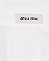 Miu Miu Logo Shirt, £270, Clothing, White, Cotton, Other view