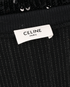 Celine Logo Sequin Cropped Top, £550, Clothing, Black, Cotton, Other view