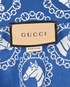 Gucci Neck Tie Horse Print Shirt, £330, Clothing, Blue/White, Cotton, Other view