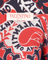 Valentino Neck Tie Detail Shirt, £295, Clothing, Blue/Red, Silk, Other view
