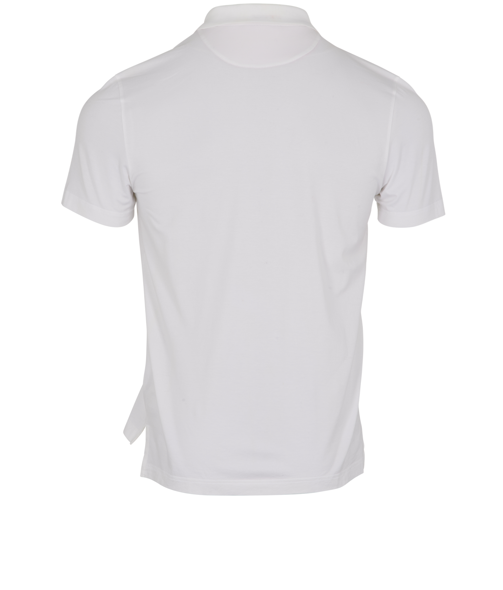 Prada Logo Polo Shirt, &pound;150, Clothing, Red/White, Cotton, Back view