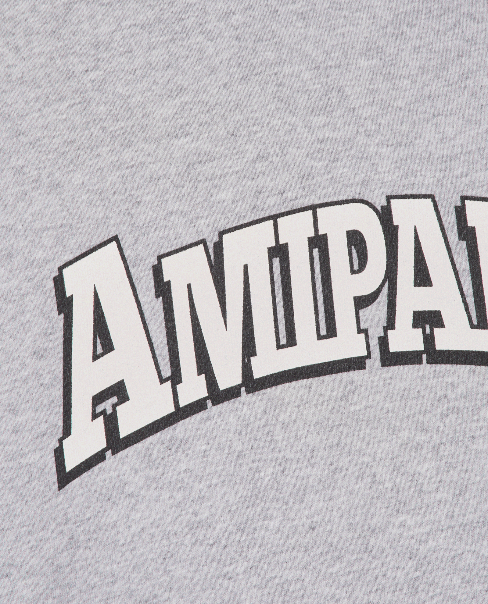 Ami Paris Logo Print T-Shirt, &pound;50, Clothing, Grey, Cotton, Other view