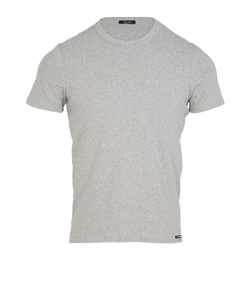 Tom Ford Basic T-Shirt, Cotton, Grey, Sz M, 2*