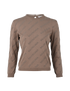 Balenciaga Allover Logo Top, £320, Clothing, Taupe, Cotton, Front view