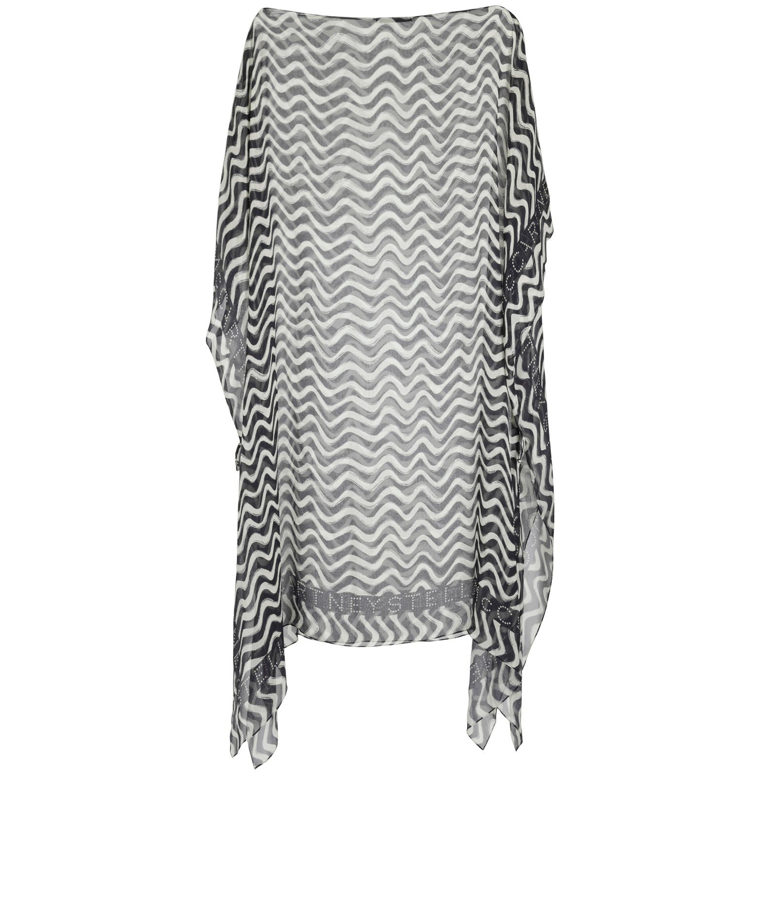 Stella McCartney Resort Wear Poncho, &pound;180, Clothing, Grey, Silk, Back view