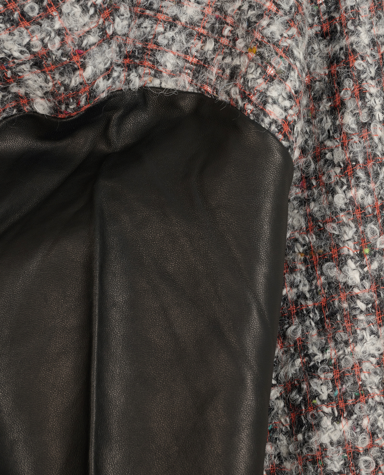 Fendi Leather Flap T-Shirt, &pound;90, Clothing, Grey, Wool, Other view