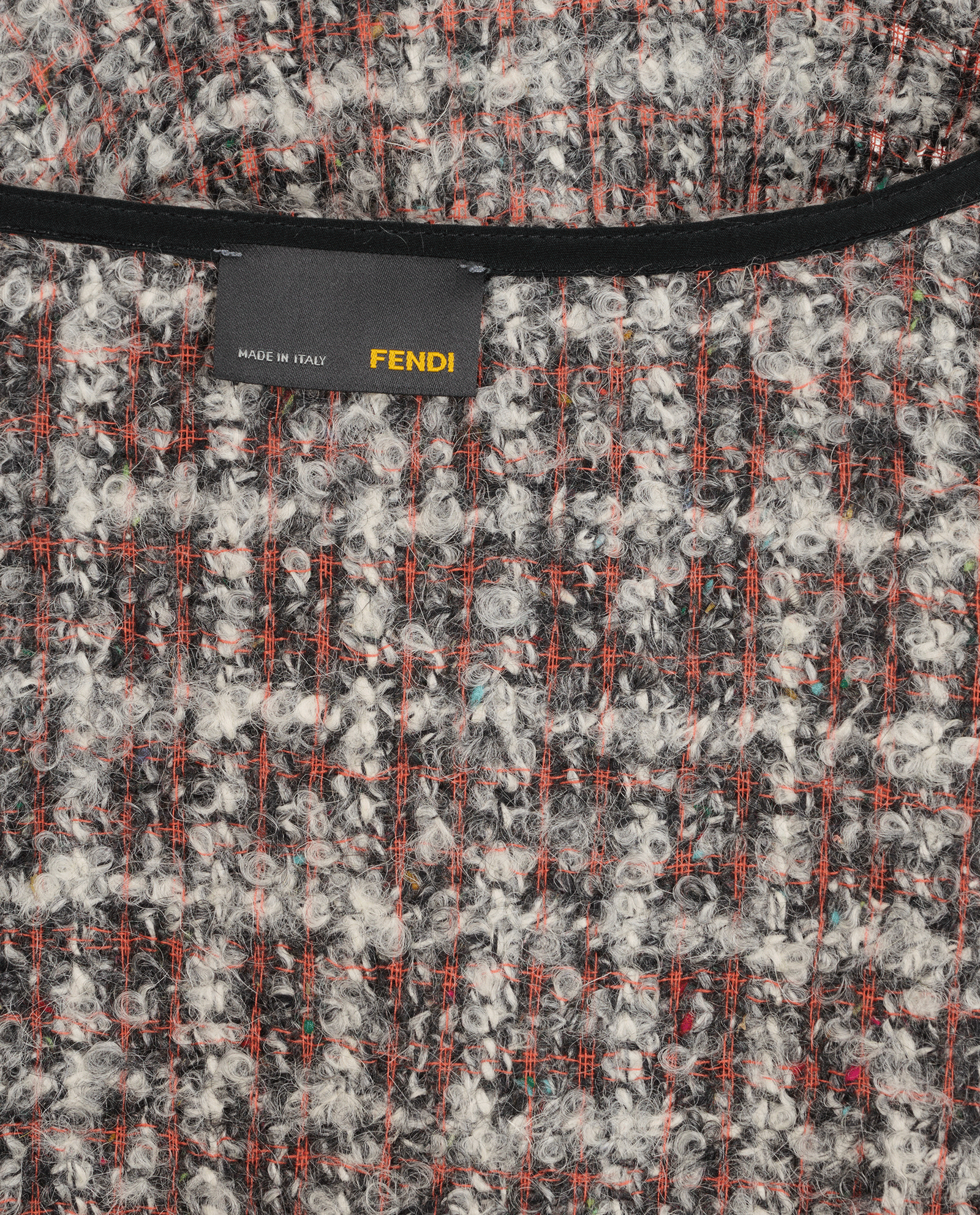 Fendi Leather Flap T-Shirt, &pound;90, Clothing, Grey, Wool, Other view