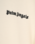 Palm Angels Logo Embroidered Cropped T-Shirt, &pound;70, Clothing, Cream, Cotton, Other view