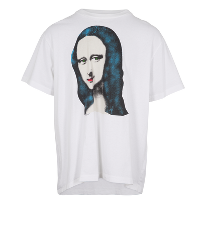 Off-White Mona Lisa T-Shirt, &pound;110, Clothing, White, Cotton, Front view