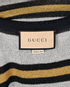 Gucci Striped Sleeveless Top, £195, Clothing, Gold/Navy/Red/Silver, Viscose, Other view