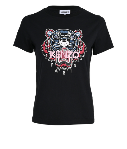 Kenzo Tiger T-Shirt, &pound;60, Clothing, Black, Cotton, Front view