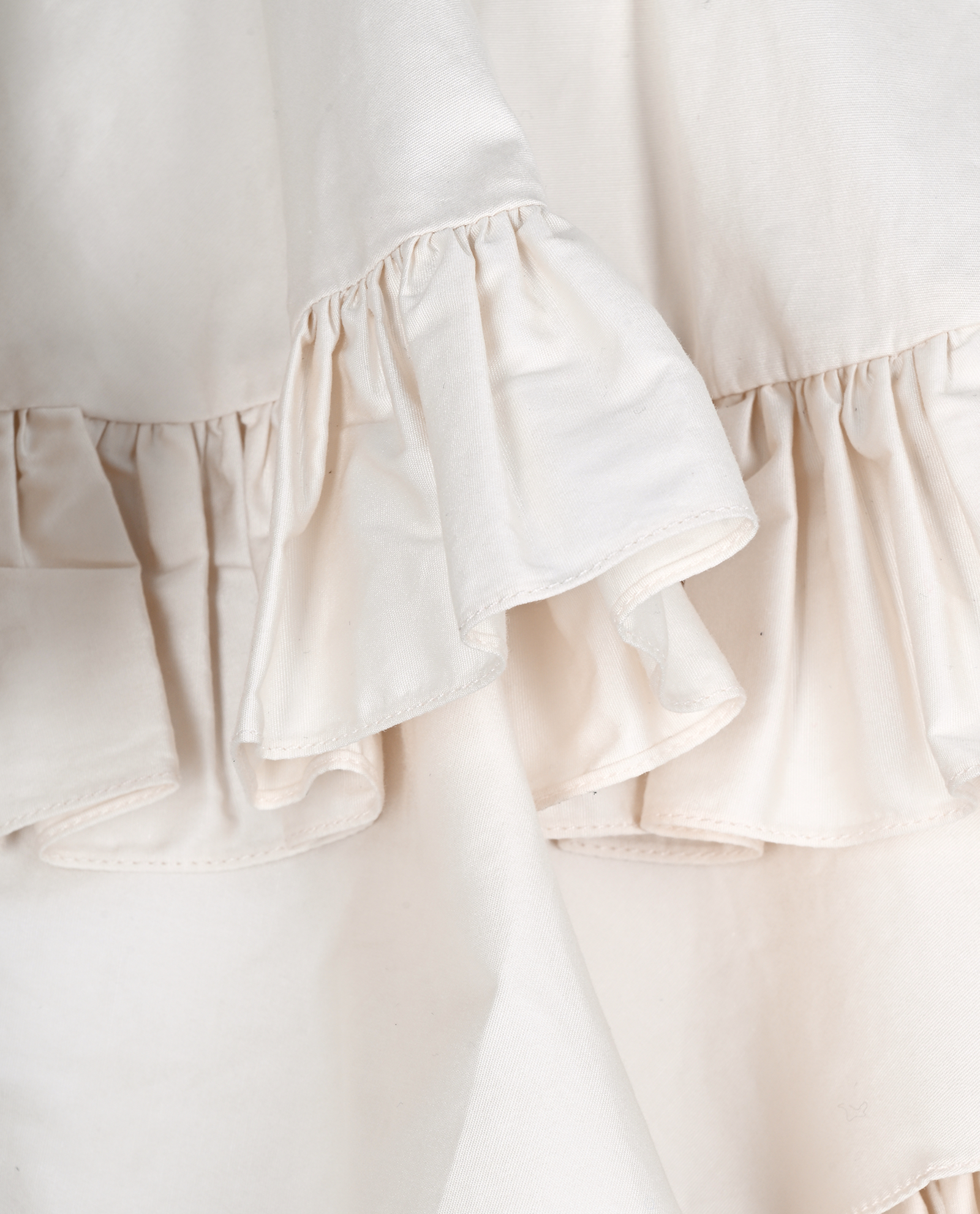 Alexander McQueen Ruffle Top, &pound;495, Clothing, Beige, Cotton, Other view