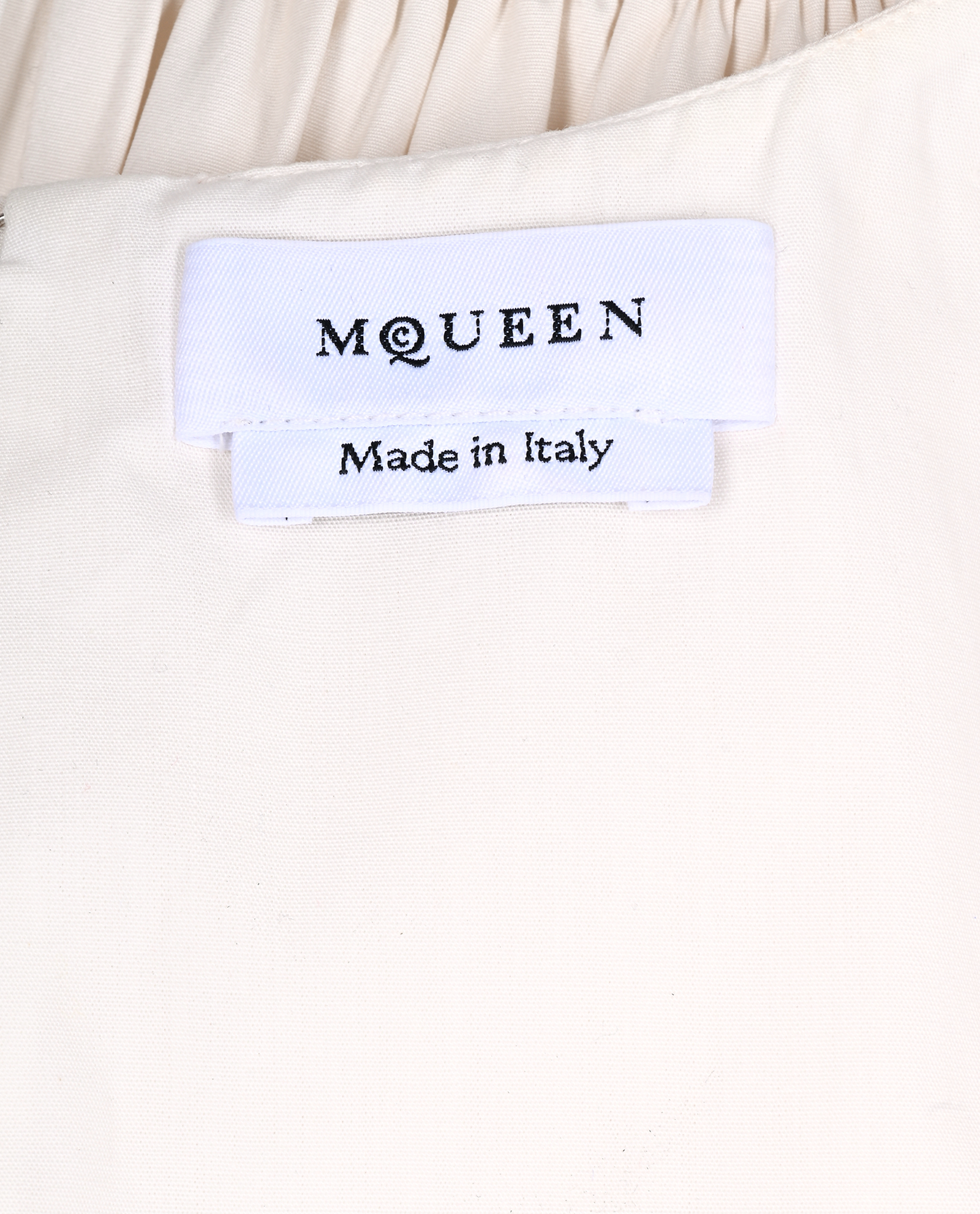 Alexander McQueen Ruffle Top, &pound;495, Clothing, Beige, Cotton, Other view