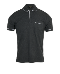 Burberry Polo Shirt, Mens, Cotton, Grey, Sz S, 2*