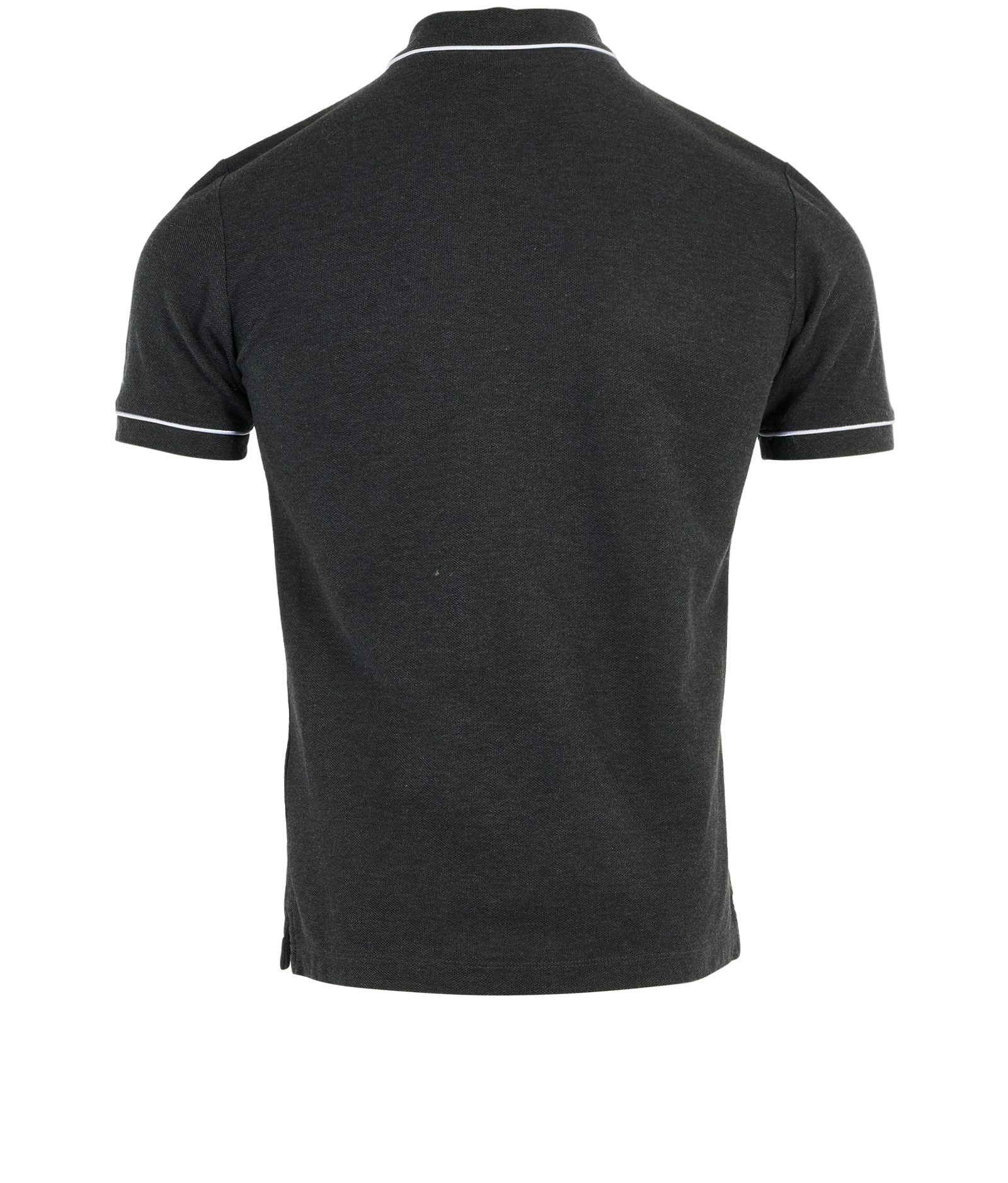 Burberry Polo Shirt, &pound;110, Clothing, Grey, Cotton, Back view