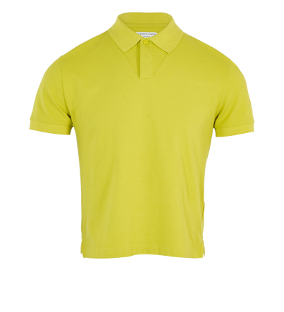 Bottega Veneta Polo Shirt, &pound;150, Clothing, Yellow, Cotton, Front view