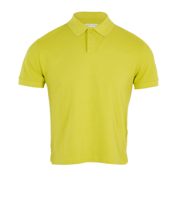 Bottega Veneta Polo Shirt, Mens, Cotton, Yellow, Sz S, 2*