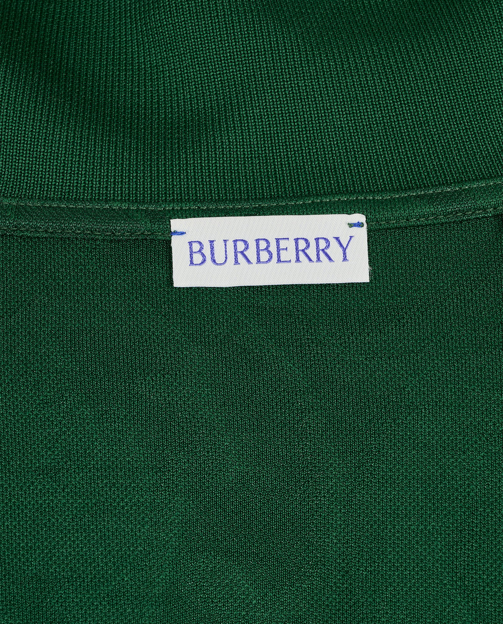Burberry Floral Polo Shirt, &pound;160, Clothing, Green, Polyester (Polymer), Other view