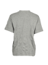 Bottega Veneta Si Si Rabbit T-Shirt, &pound;150, Clothing, Grey, Cotton/Polyester (Polymer), Back view