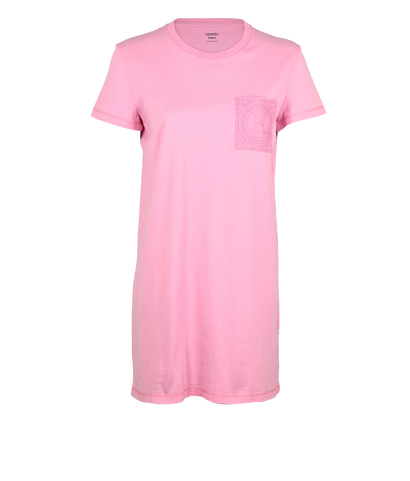 Hermes Long T-Shirt, &pound;350, Clothing, Pink, Cotton, Front view