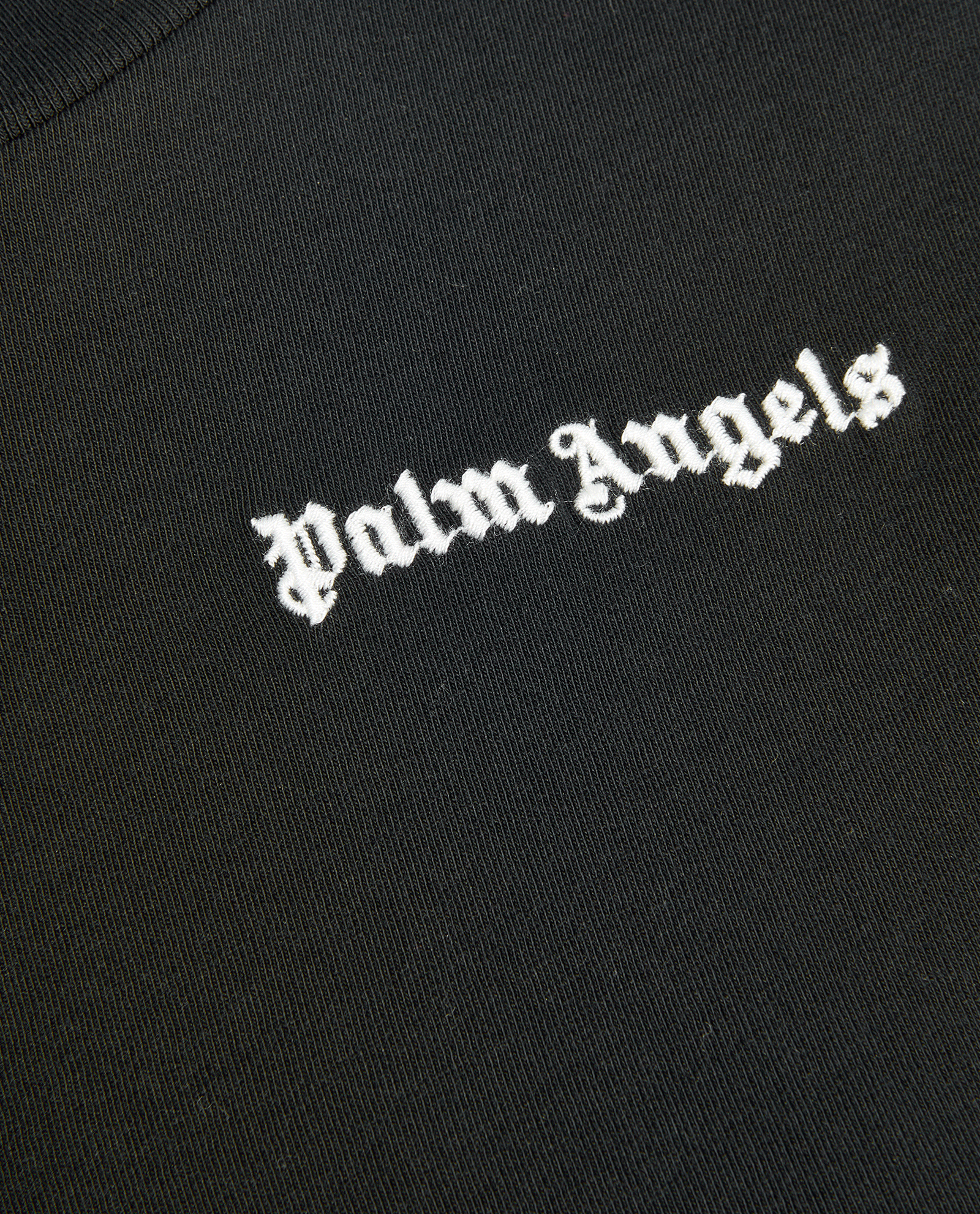 Palm Angels Logo T-Shirt, &pound;70, Clothing, Black, Cotton, Other view