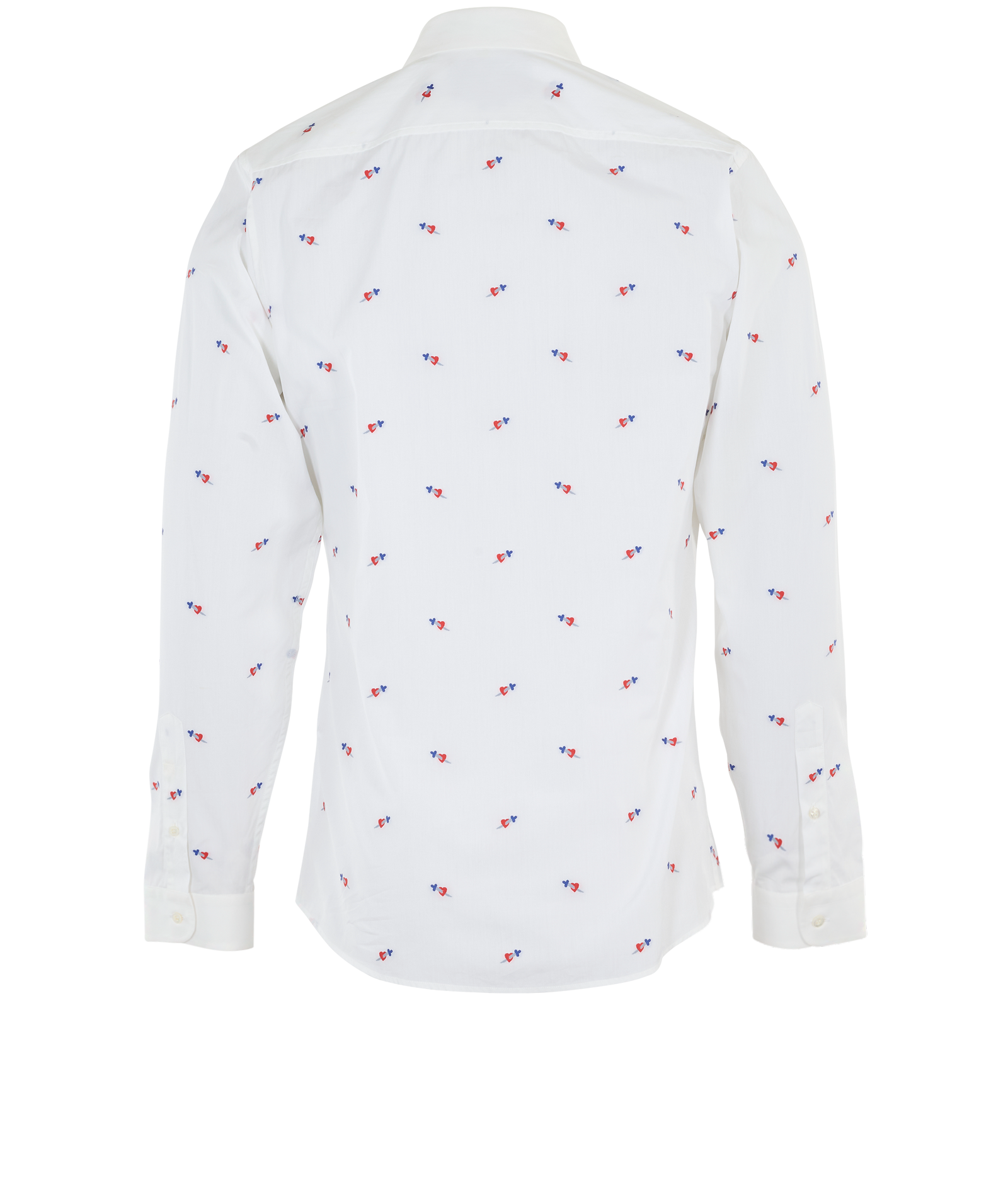 Gucci Love Full Print Shirt, &pound;280, Clothing, White, Cotton, Back view