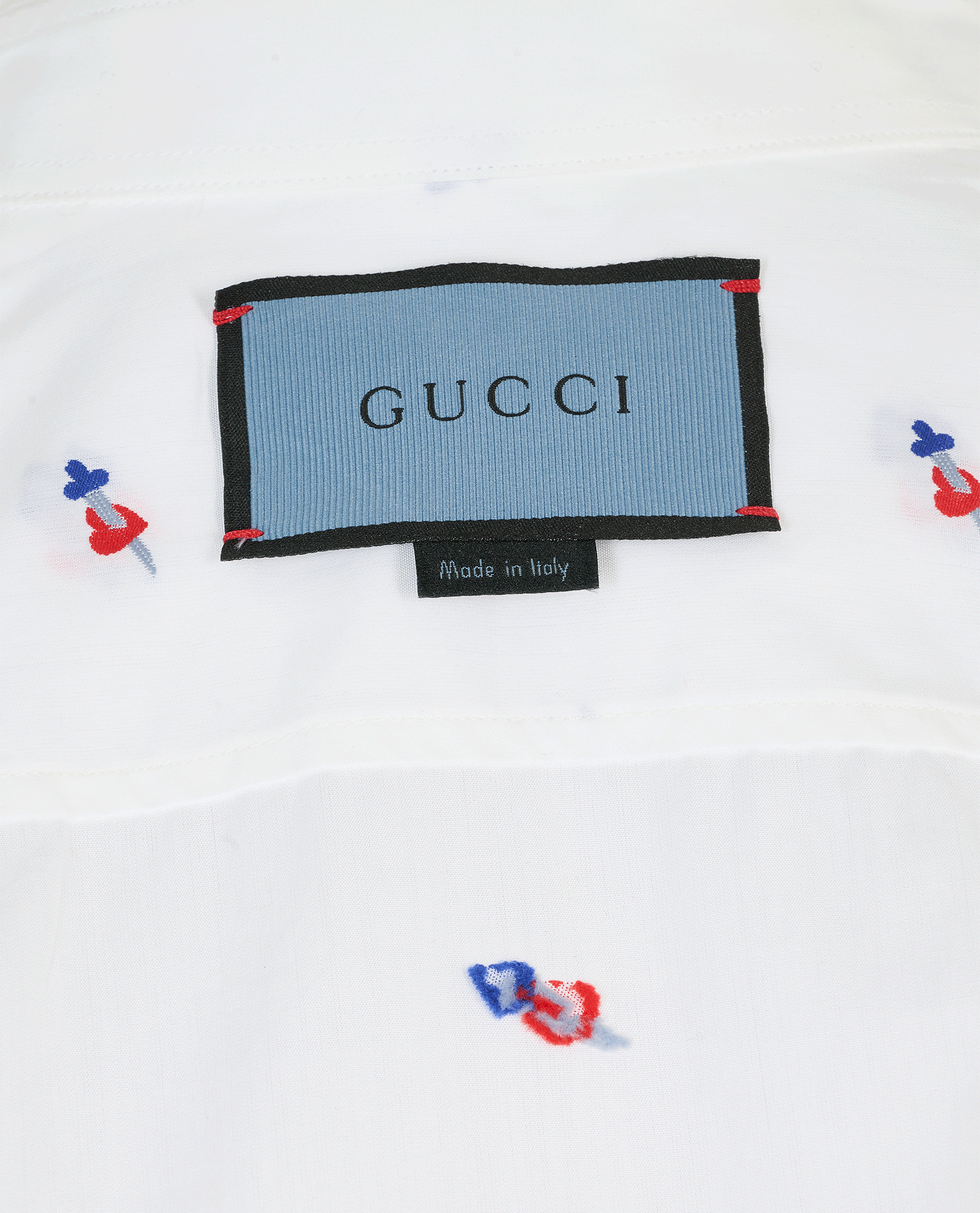 Gucci Love Full Print Shirt, &pound;280, Clothing, White, Cotton, Other view