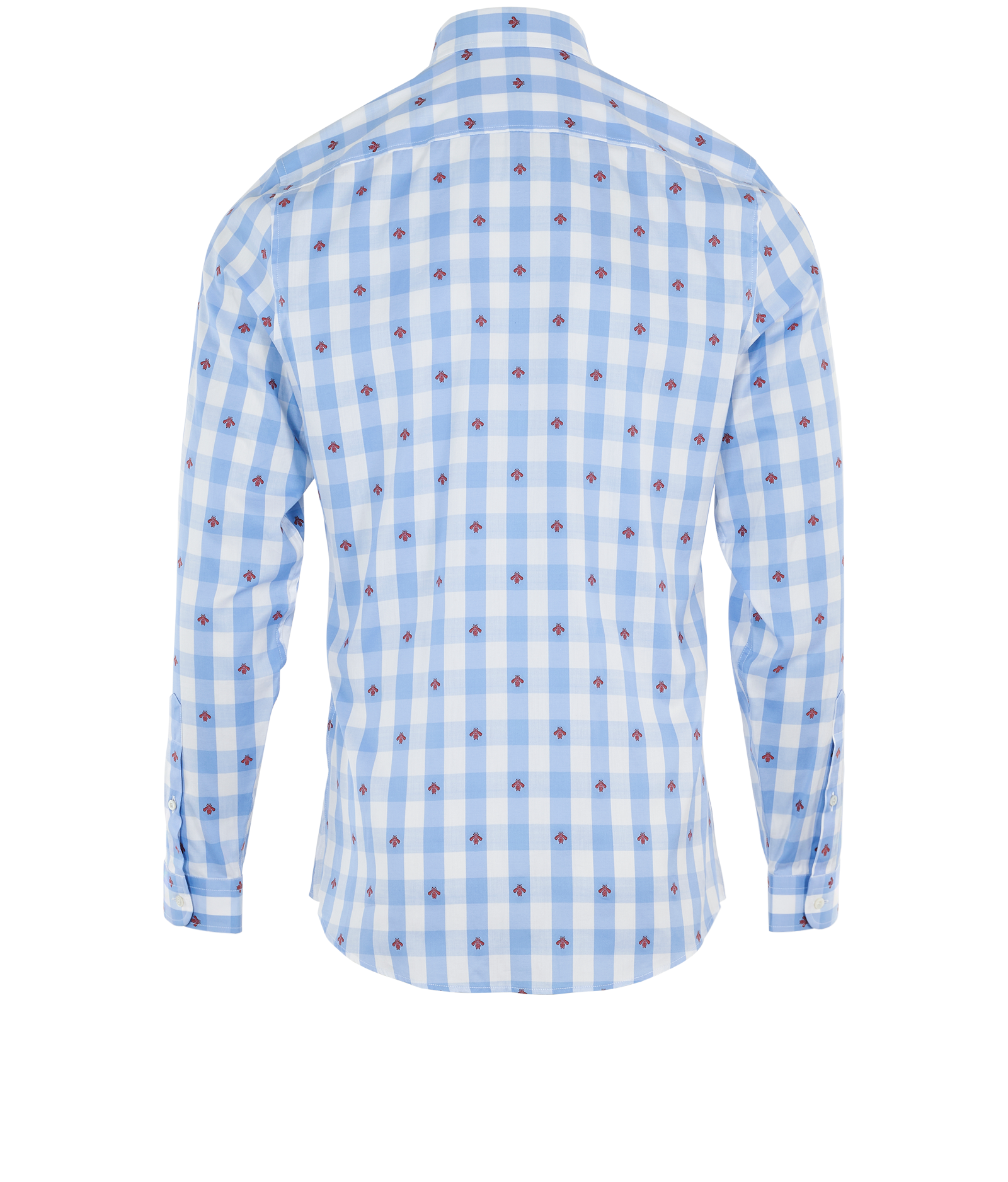 Gucci Bee Shirt, &pound;280, Clothing, Blue, Cotton, Back view