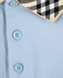 Burberry Check Collar Polo T-Shirt, &pound;195, Clothing, Blue, Cotton, Other view