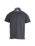 Burberry Check Collar Polo T-Shirt, &pound;195, Clothing, Grey, Cotton, Front view