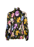 Dolce & Gabbana Floral Blouse, &pound;150, Clothing, Black/Pink, Silk, Back view