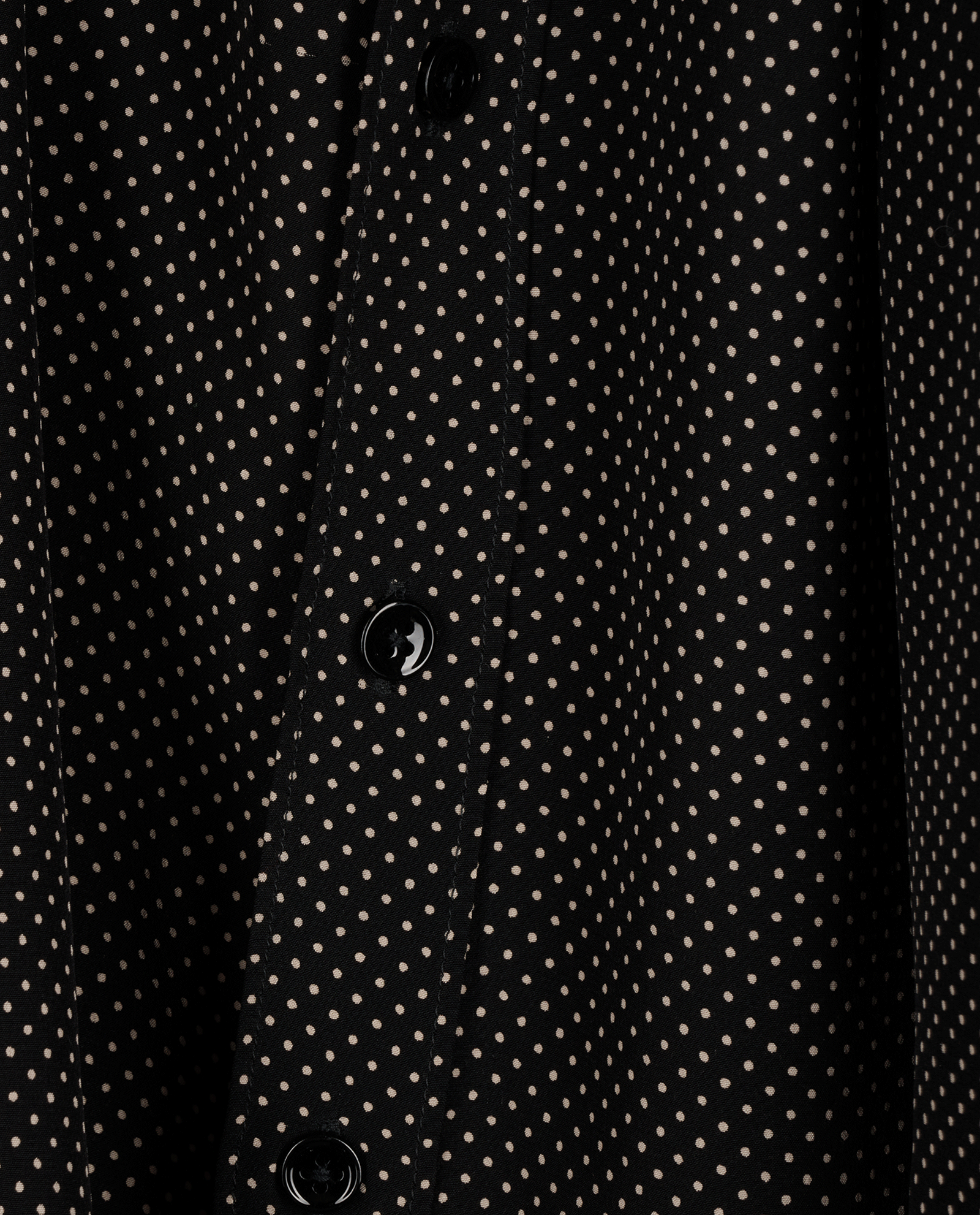 Saint Laurent Polka Dot Shirt, &pound;150, Clothing, Black, Silk, Other view