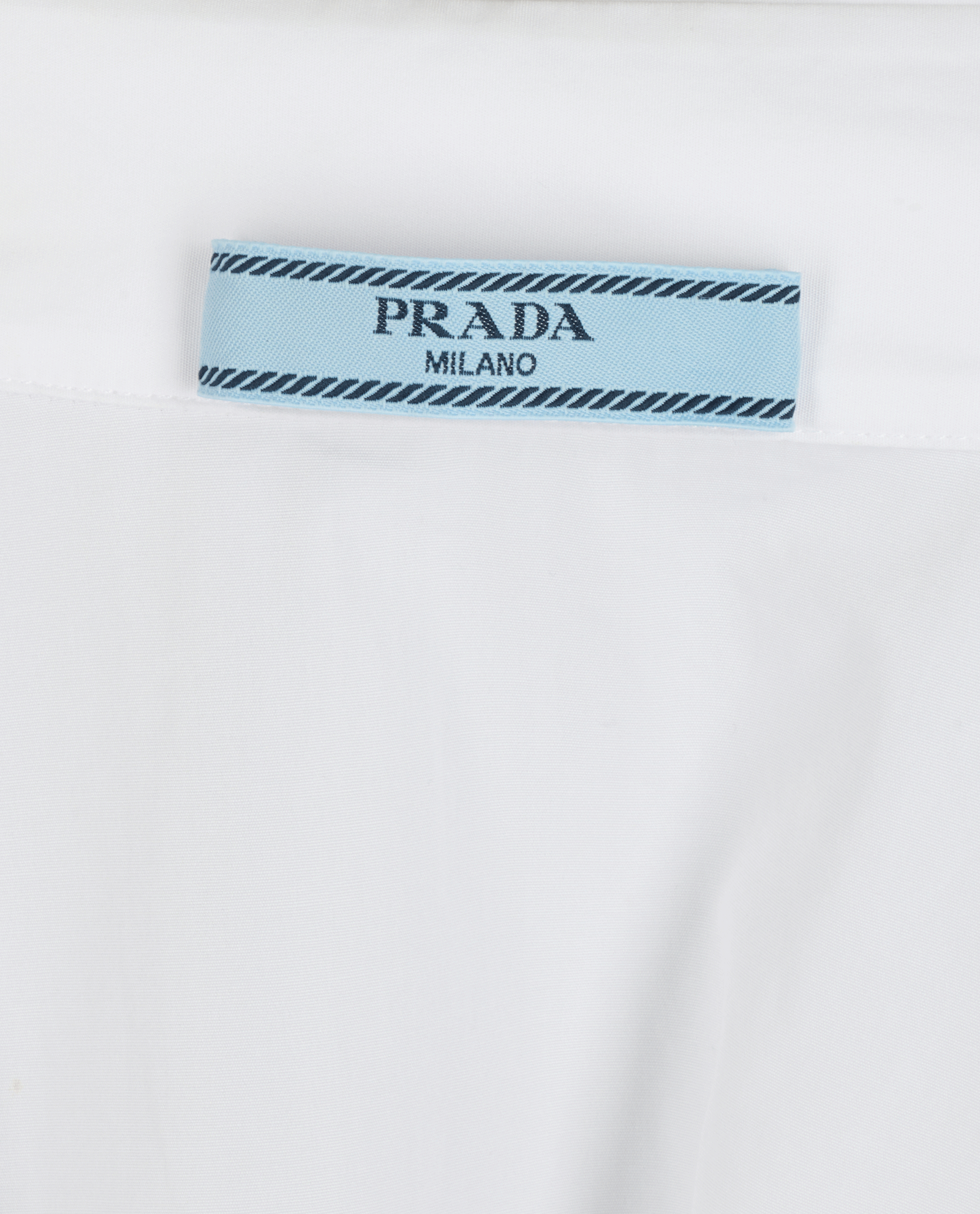 Prada Poplin Shirt, &pound;220, Clothing, White, Cotton, Other view