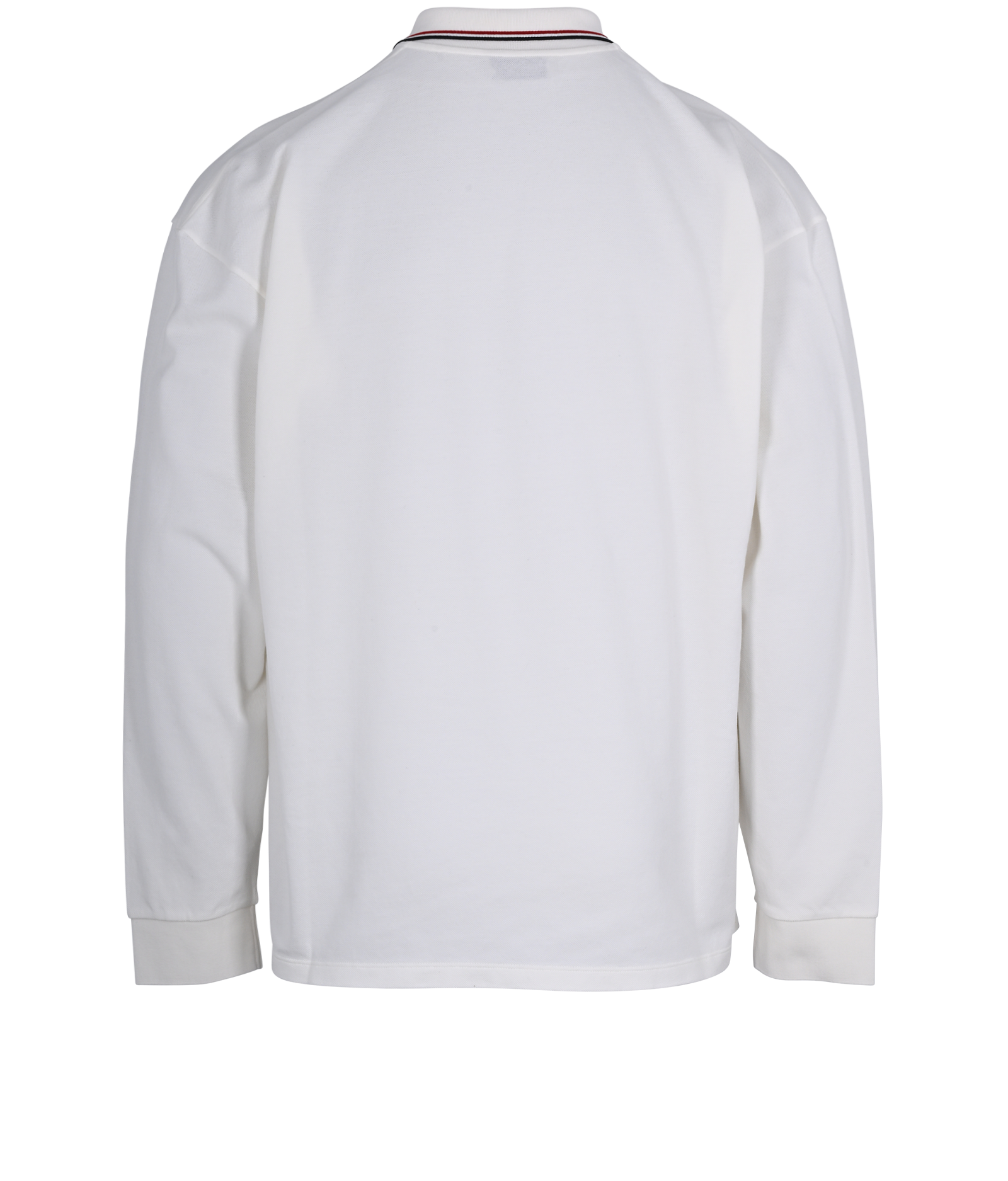 Miu Miu Long Sleeve Polo, &pound;320, Clothing, White, Cotton, Back view