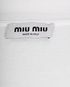 Miu Miu Long Sleeve Polo, &pound;320, Clothing, White, Cotton, Other view
