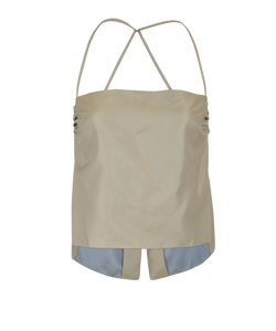 Chanel 00C Top, Acetate/Silk, Green, UK10, 2*