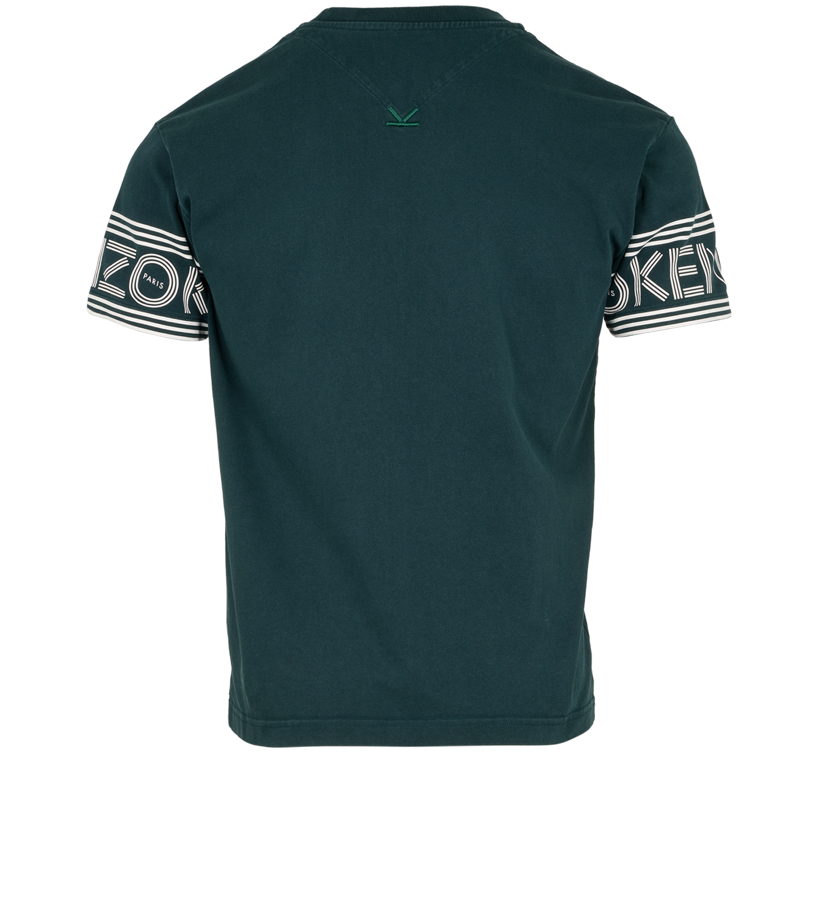 Kenzo Logo T-Shirt, &pound;70, Clothing, Green, Cotton, Back view