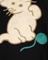 Gucci Cat T-Shirt, &pound;180, Clothing, Black, Cotton, Other view