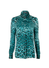 Dolce & Gabbana Leopard Print Shirt, &pound;150, Clothing, Black/Blue, Silk, Front view